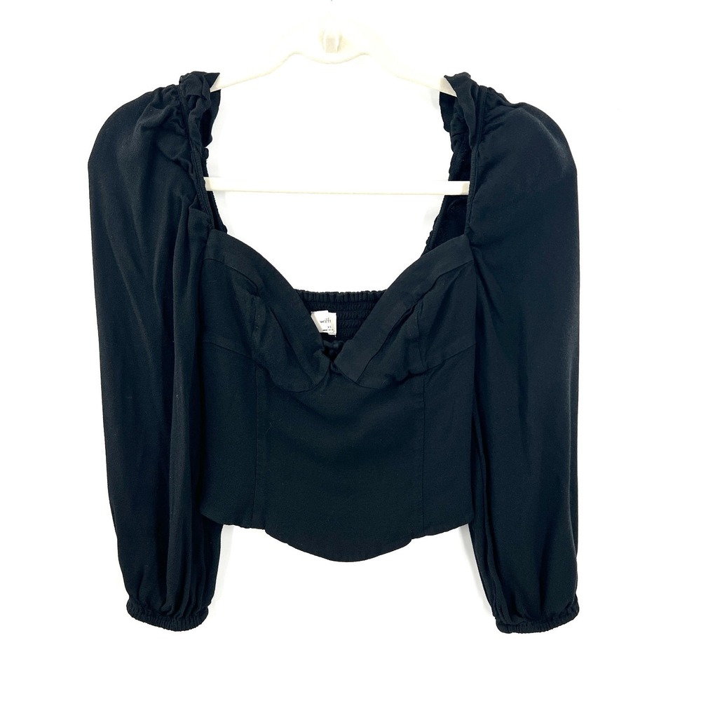 Wilfred corset style‎ top Whimisgoth boho whimsygoth blouse dark romance XS